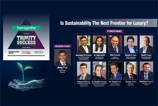 Hansgrohe presents Trinity of Success powered by Construction Week, Hotelier India, and Architect and Interiors India